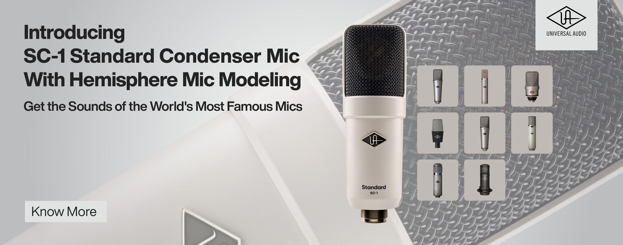 Universal Audio Launches The New SC-1 Standard Condenser with